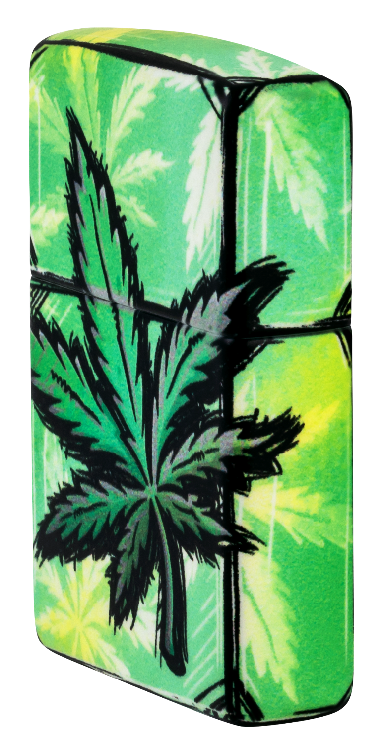 Zippo vžigalnik 46253 Glowing Cannabis