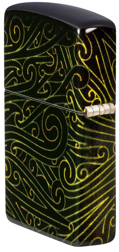 Zippo 46276 vžigalnik Cannabis Swirl, 540 Tumbled Brass