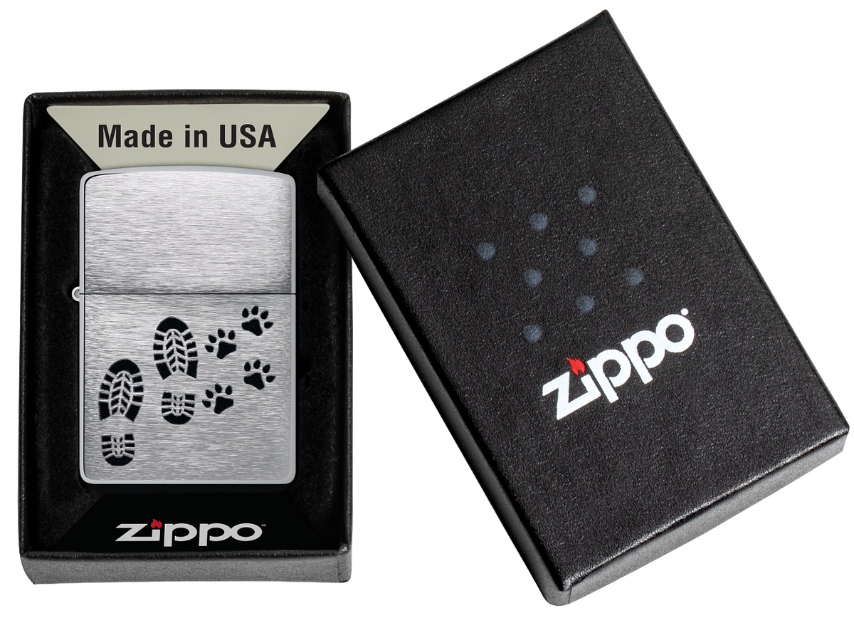 Zippo vžigalnik 46322 Foot and Paw Prints