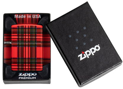 Zippo vžigalnik 46352 Red Plaid
