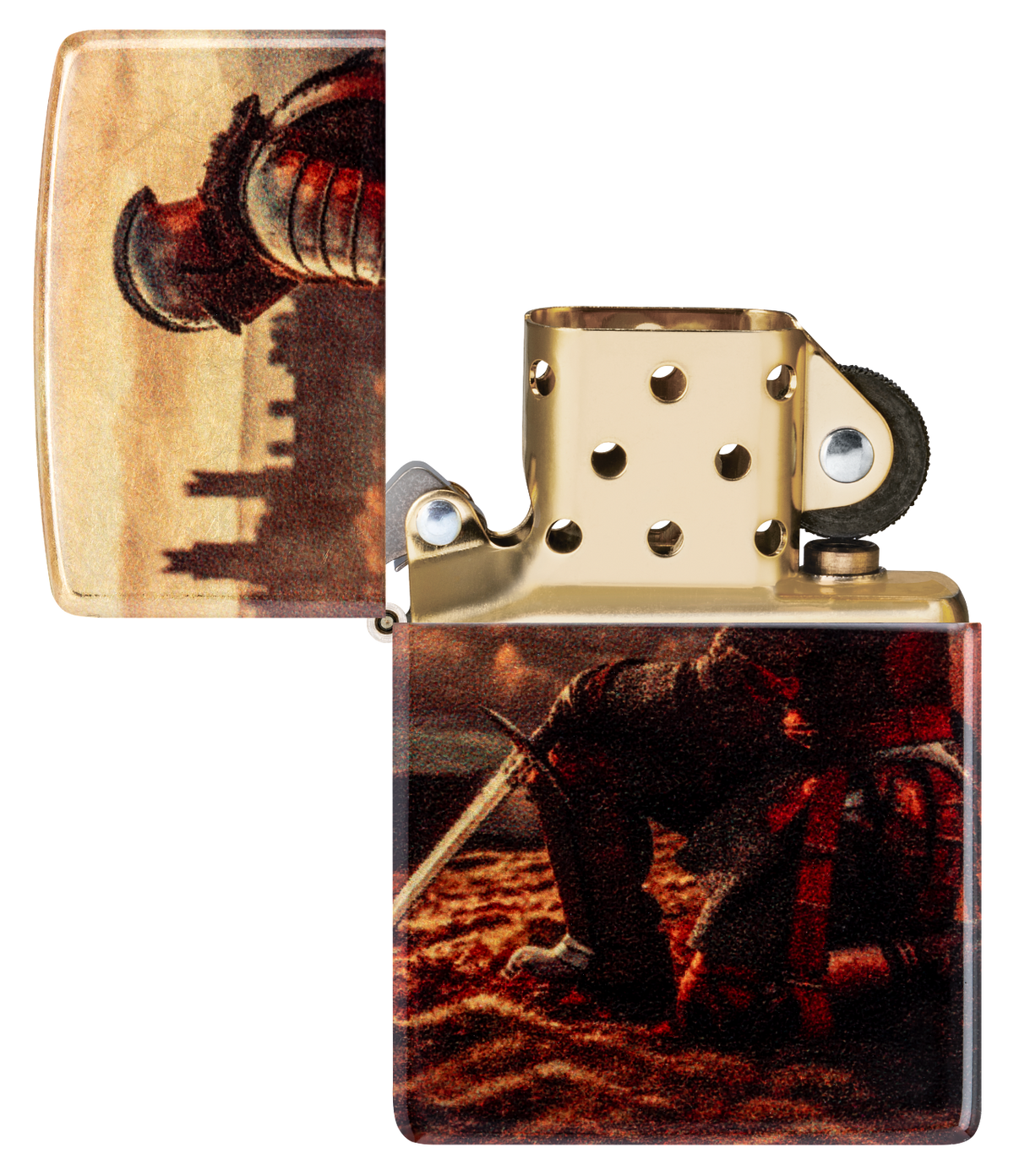 Zippo vžigalnik 46382 Kneeling Knight