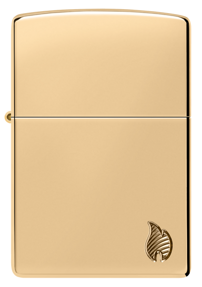 Zippo vžigalnik 46397 Armor Flame, High Polish Brass