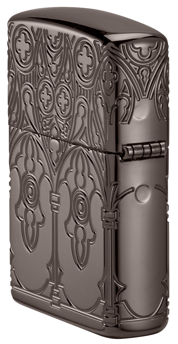 Zippo 46753 vžigalnik Spiritual Pattern Armor, Black Ice