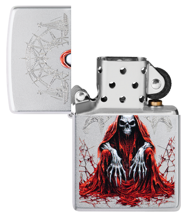 Zippo 60.007.576 vžigalnik Red Grim Reaper