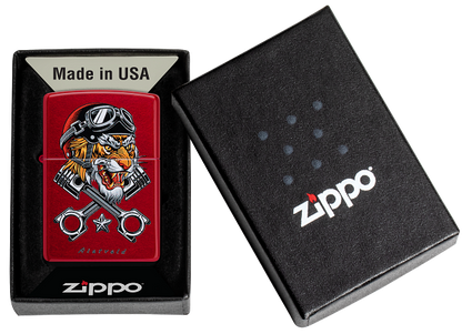 Zippo 46934 vžigalnik Biker Tiger by Rietveld