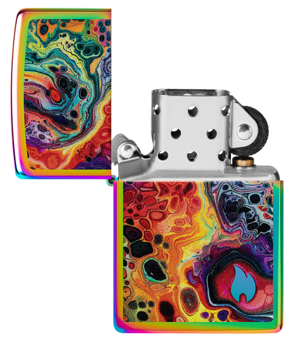 Zippo 46938 vžigalnik Abstract Colours & Flame