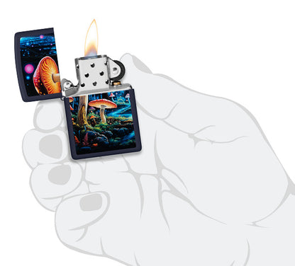 Zippo 46947 vžigalnik UV Glowing Mushrooms