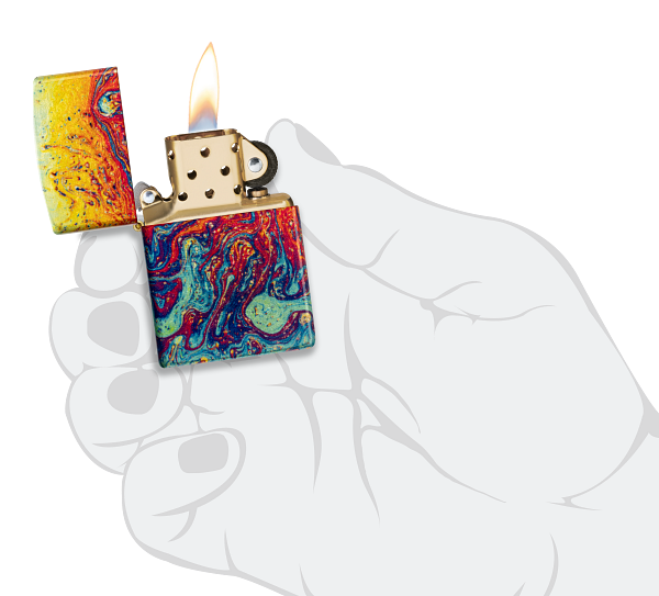 Zippo 46966 vžigalnik Psychedelic Color Pattern