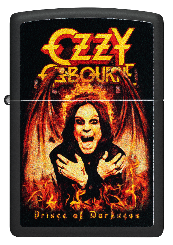 Zippo 47082 vžigalnik Ozzy Osbourne, Black Matte