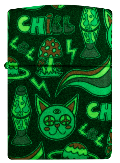 Zippo 47114 vžigalnik Psychedelic Sticker Chill Design