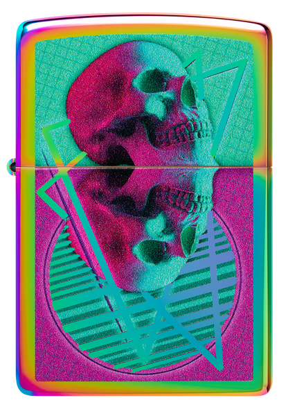 Zippo 60.006.889 vžigalnik Skull Mirrored