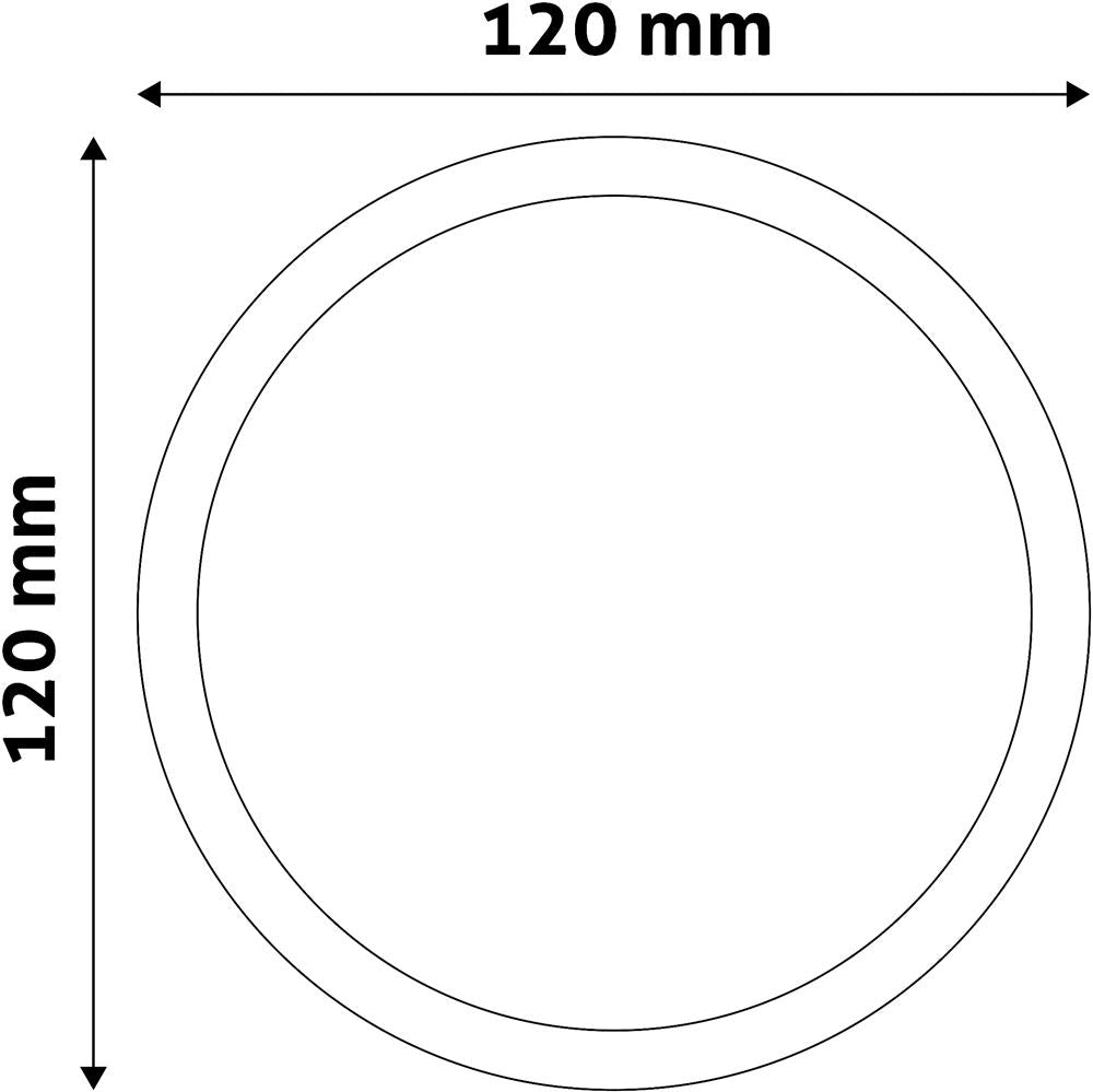 Svetilka stropna vgradna LED okrogla 6W NW 4000K Satin ACRPNW-R-6W-ALU-SN