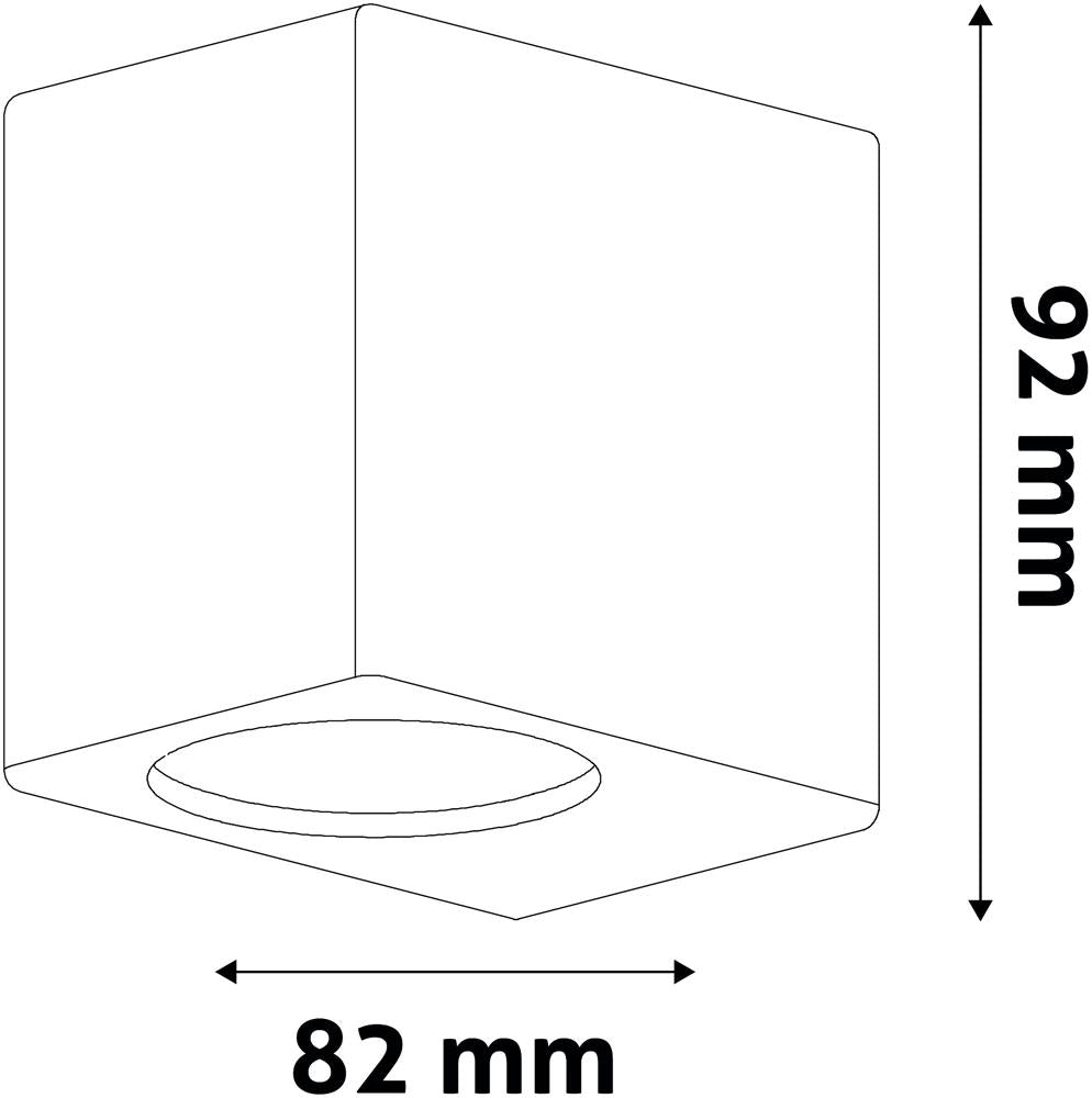 Svetilka zunanja stenska Vatia, Črna, IP44, AOLWGU10-VATS