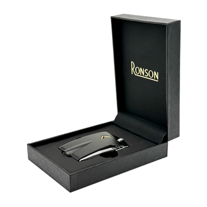 Ronson 101004 Vžigalnik plinski Mini Premier Vareflame črn