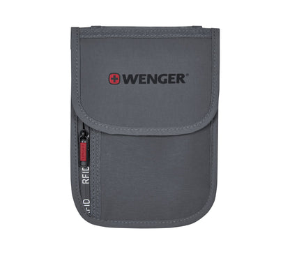 Wenger 611878 Denarnica potovalna za okoli vratu siva