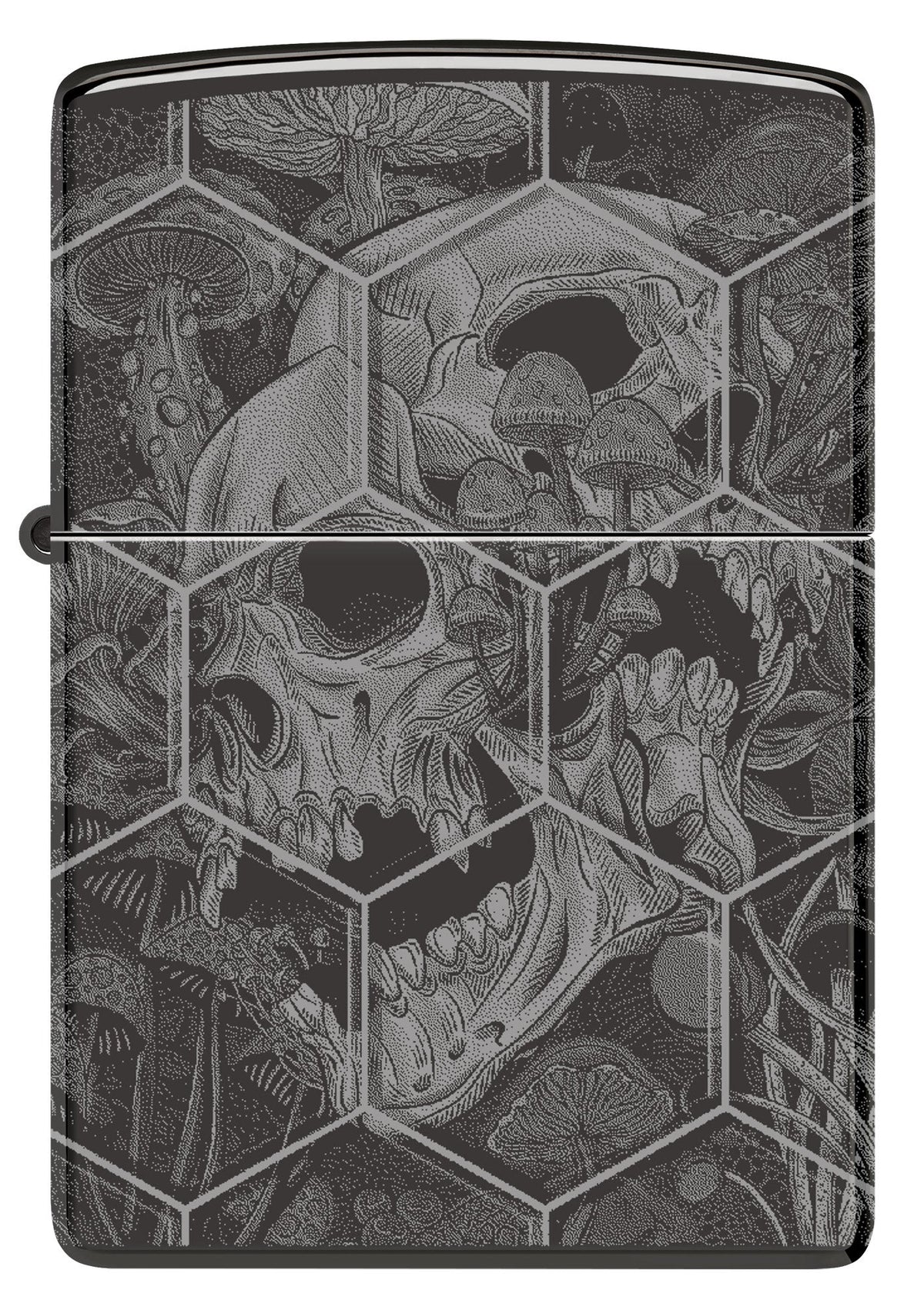 Zippo 46425 vžigalnik Hexagon Trippy Skull