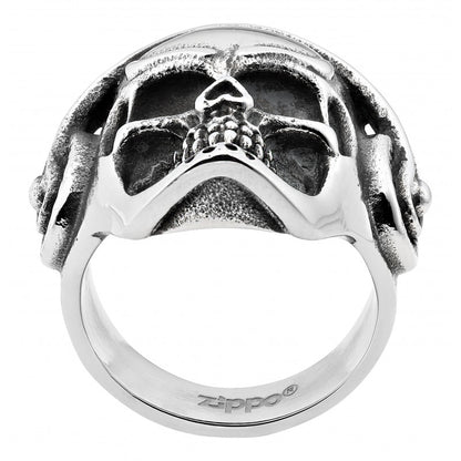 Zippo 2.006.264 Prstan Skull with Headphones vel. 62