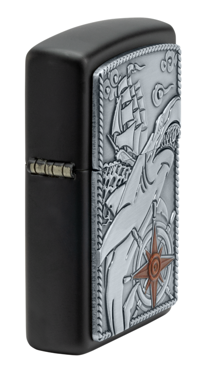 Zippo vžigalnik 48120 Shark Ship Emblem