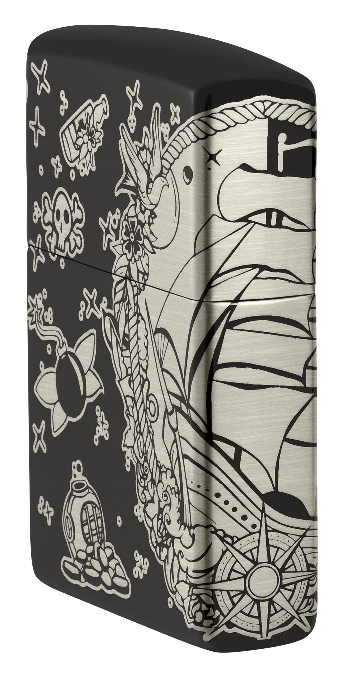Zippo vžigalnik 48398 Tattoo Pirates