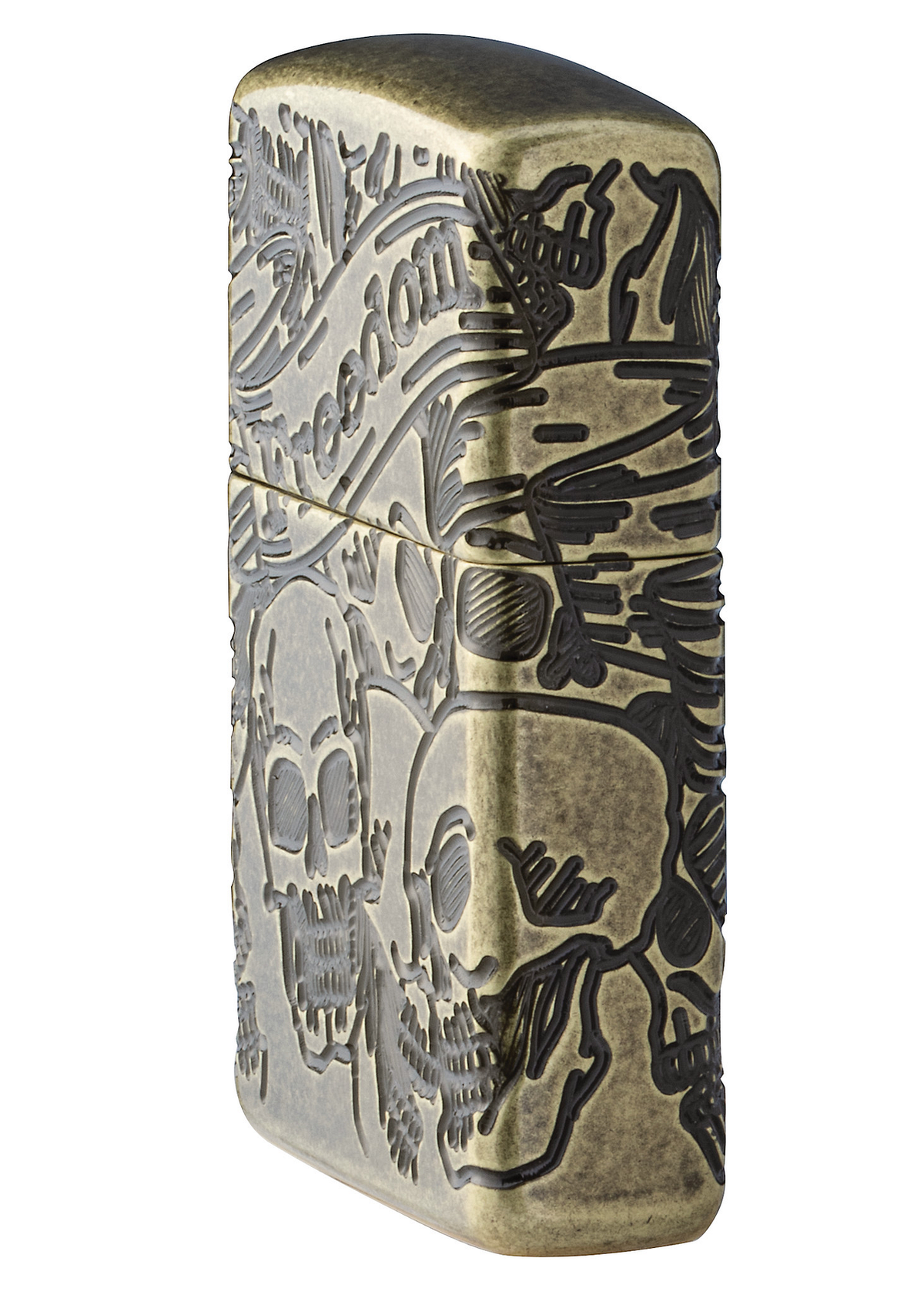 Zippo vžigalnik 49035 Freedom Skull