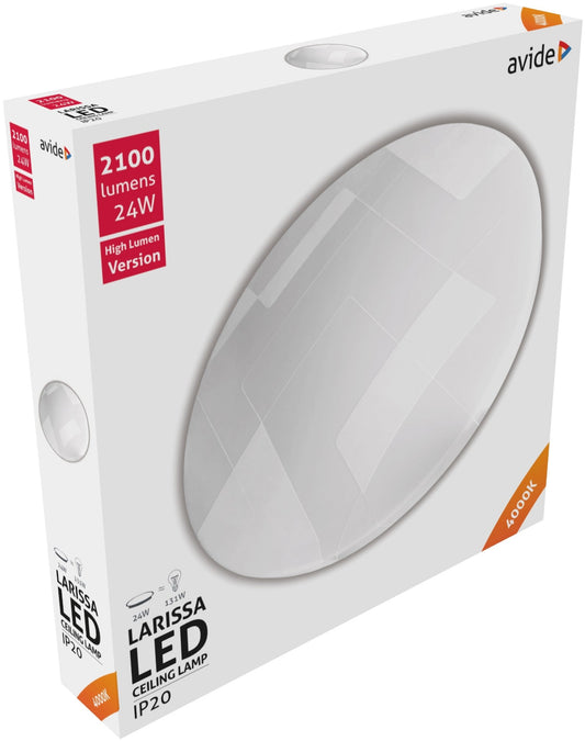 Avide 916347 Stropna svetilka Larissa LED 24W NW 2100 lm