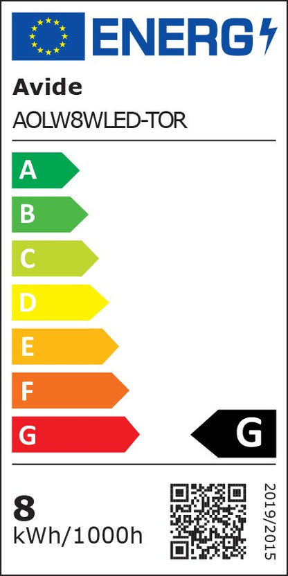 Avide 929040 Zunanja stenska svetilka Torino LED SMD 8W 4000K 335lm IP65