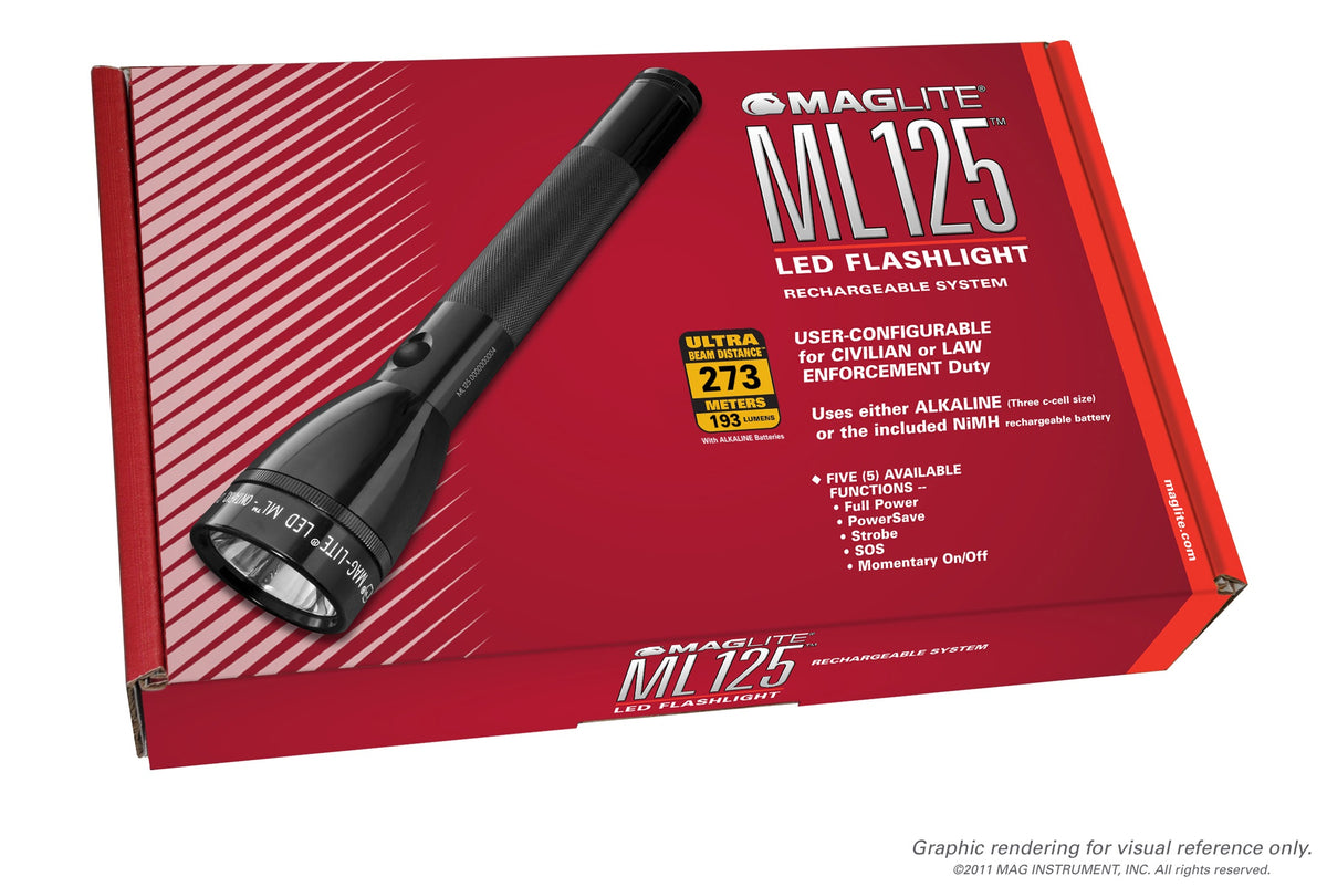 Maglite ML125-35014F Polnilna svetilka LED